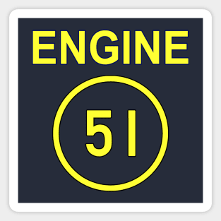 Engine 51 Magnet